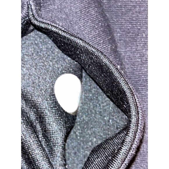 Lululemon Black Stretchy High Waisted Compression Shorts Women's Size 8 - Picture 4 of 7